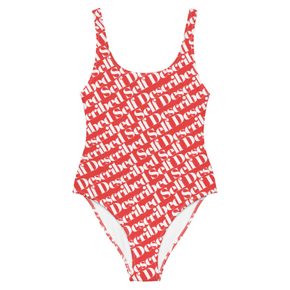 Bold Self Described One-Piece Swimsuit