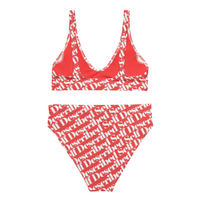 Red Self Described Bikini