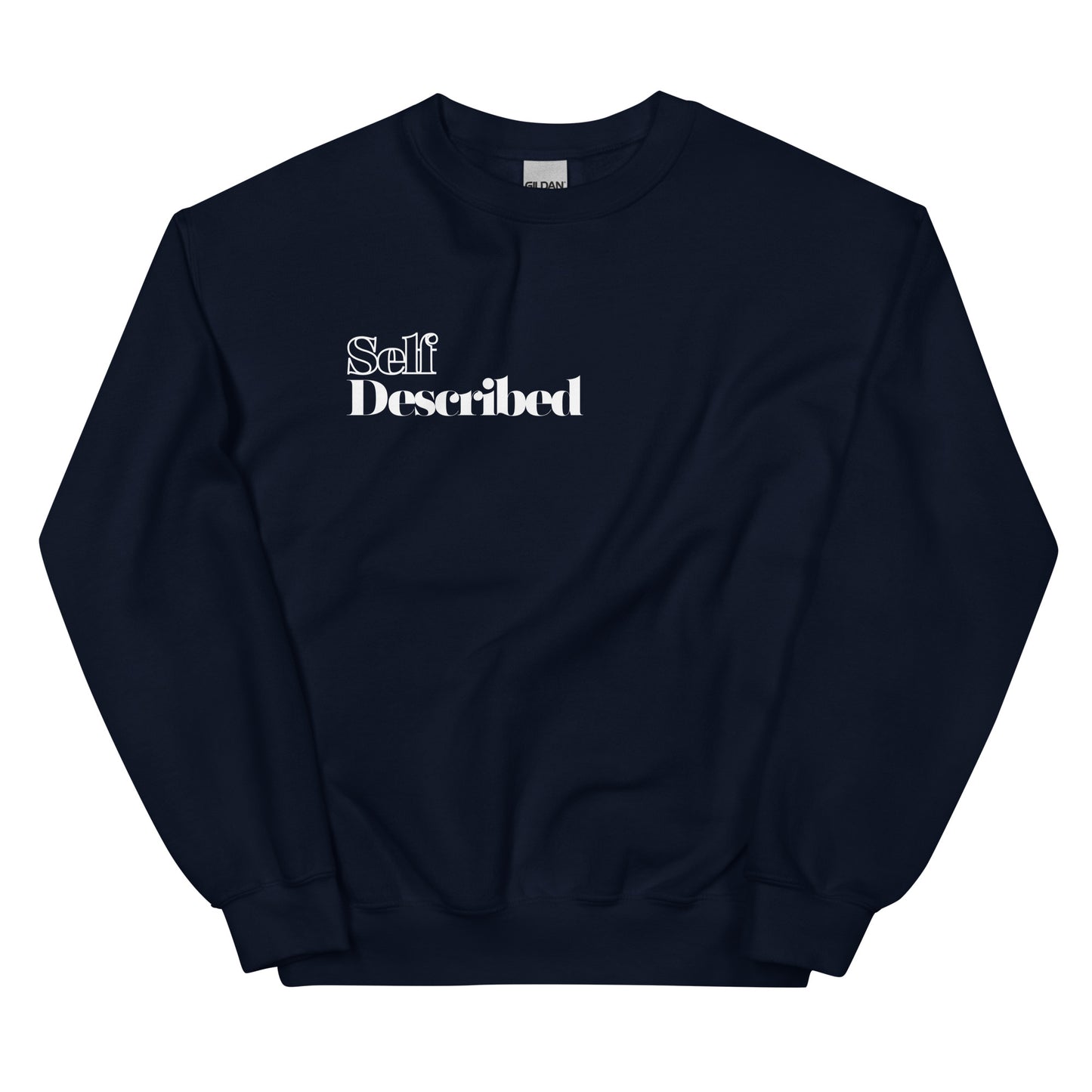 Vintage Self Described Crewneck Unisex Sweatshirt